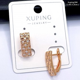 Сережки Xuping18К 20359  (1.5.см)